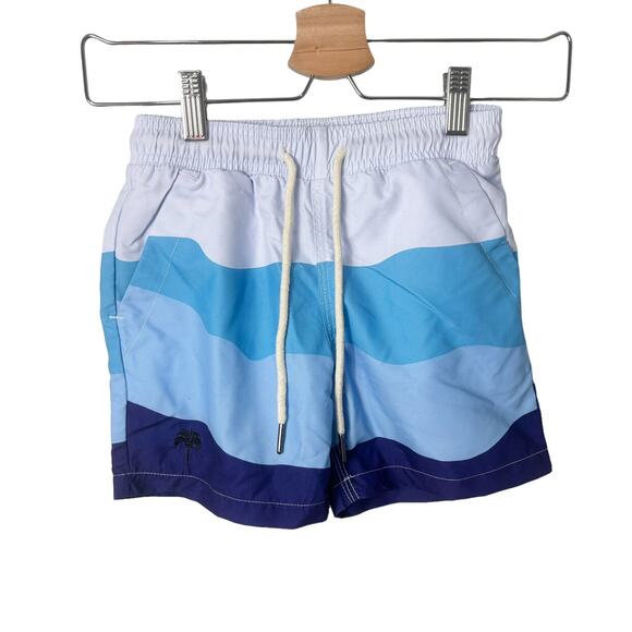 OAS Blue Wave Swim Trunks - Picture 1 of 4